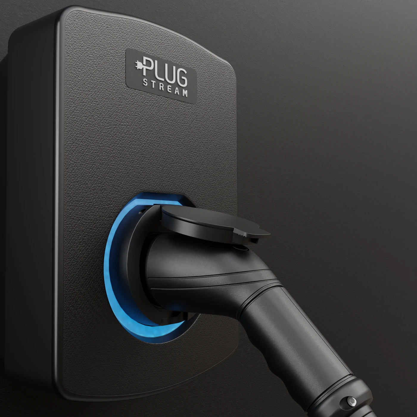 PlugStream 7S with Type 2 connector inserted